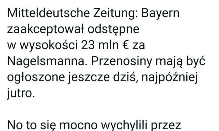 Bayern KUPUJE trenera za 23 mln euro! WSZYSTKO KLEPNIĘTE!